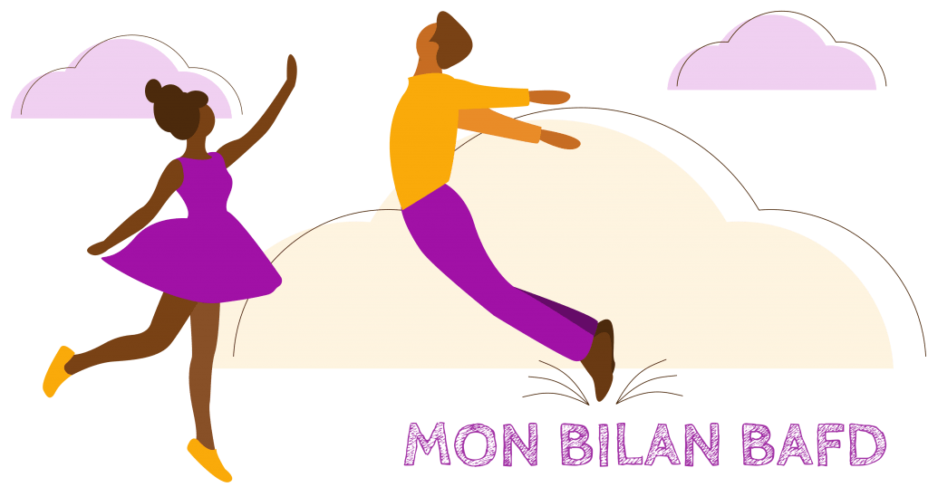 Personne qui passe son bilan BAFD et le réussit