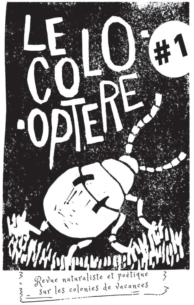 Première de couverture du fanzine sur les colos : Le Colo-optère