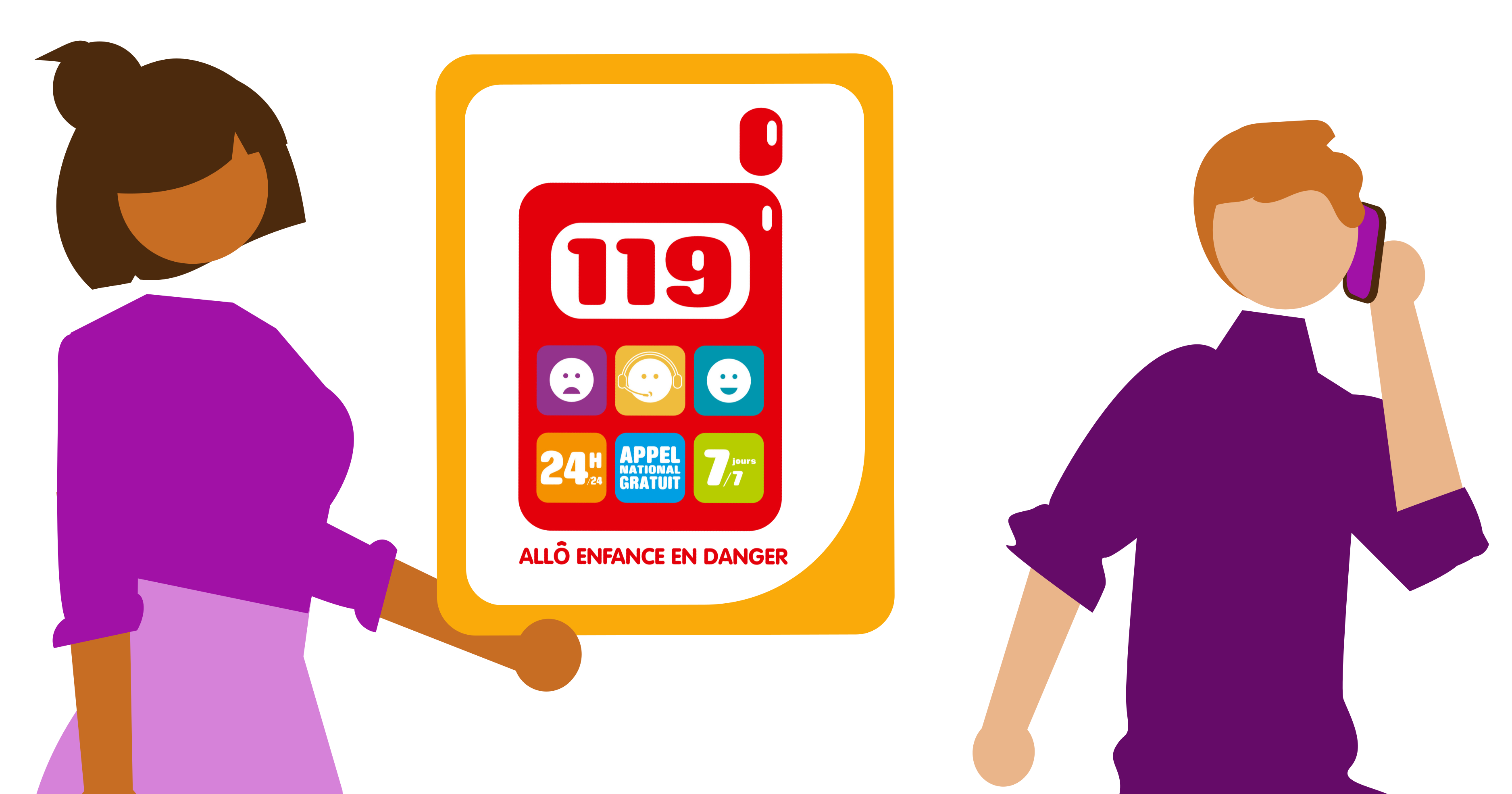Personnes appelant le 119