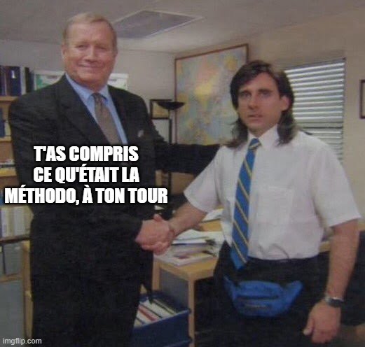 Image d'une personne qui essaye la nouvelle méthodologie