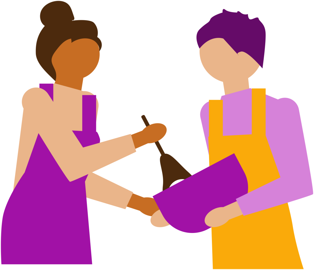 Personne qui cuisine